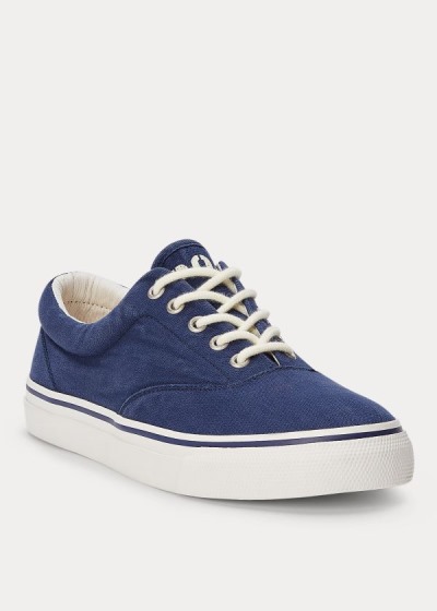 Polo Ralph Lauren Harpoon Lærred Sneakers Herre Danmark (CMKDG9514)